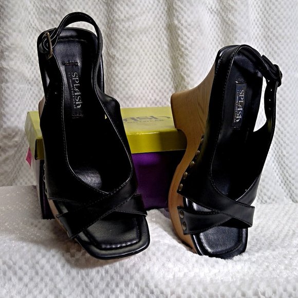 Splash Wedge Heels - Picture 5 of 7